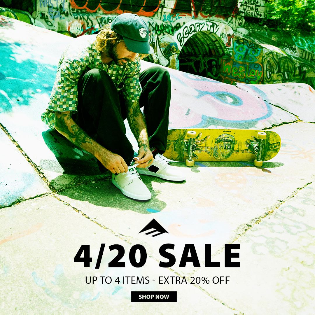 Don't miss this smokin' deal | Up to 4 items - Extra 20% off | 420 sale today only